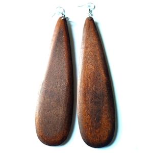 Wooden earrings